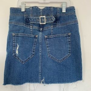 Free People Denim skirt